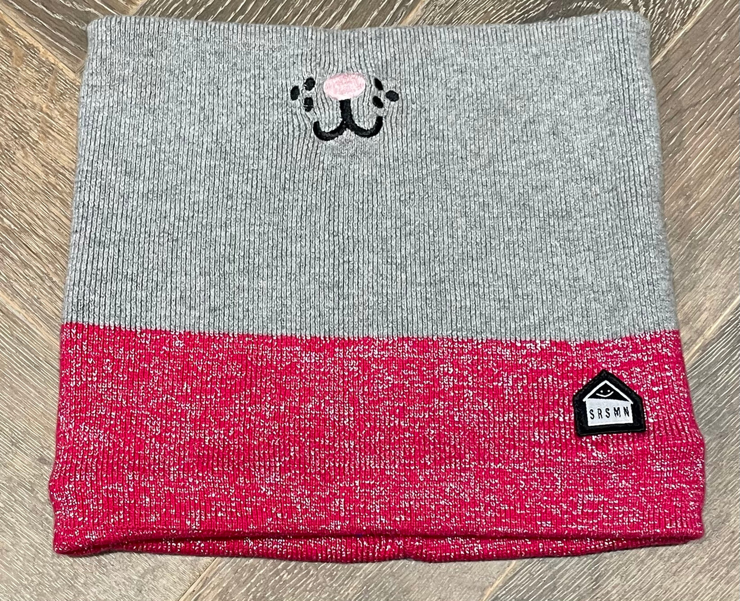 Grey/gli Soris Mini Neck Warmer, Kids