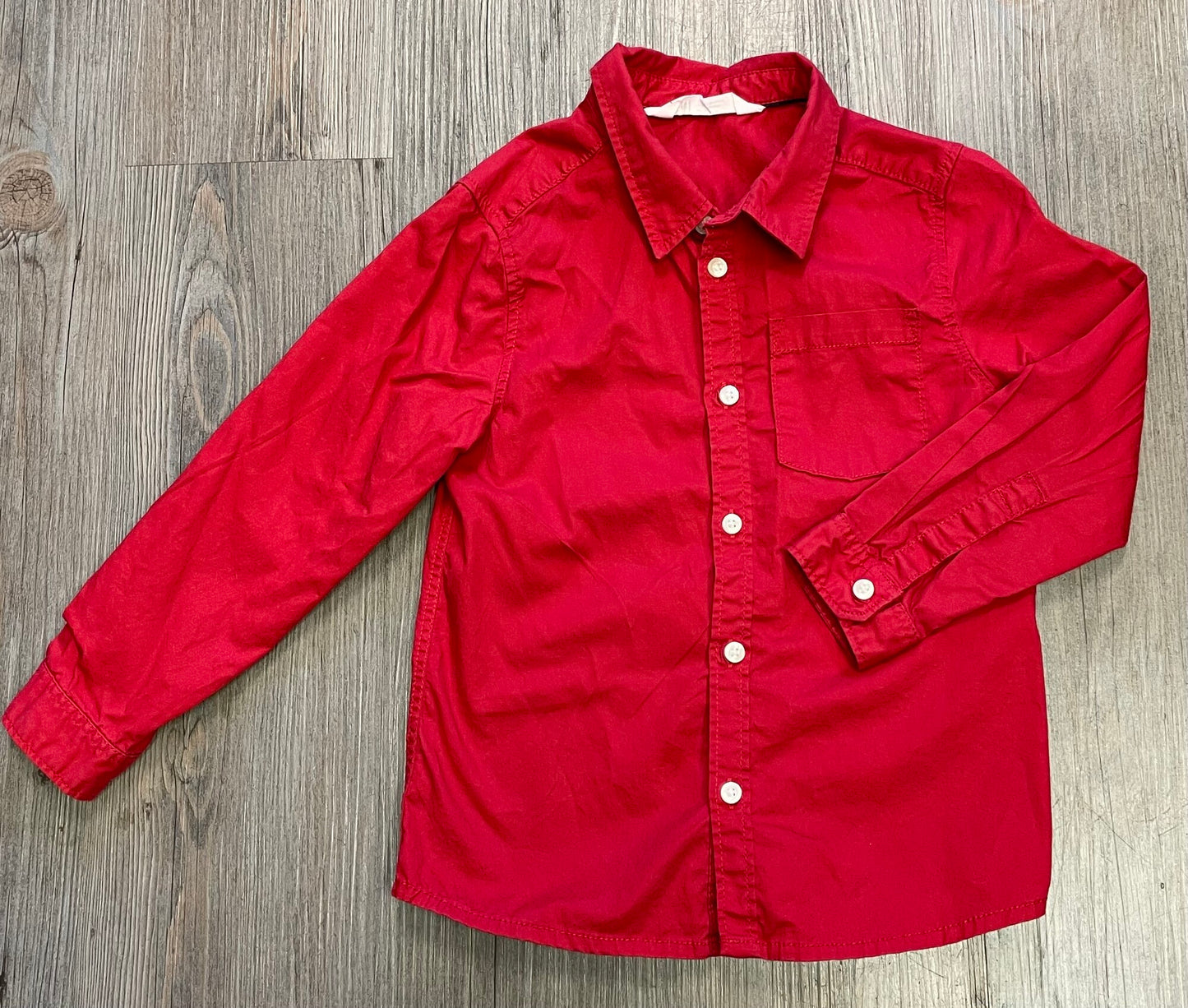 Red H&M Shirt, 4-5Y