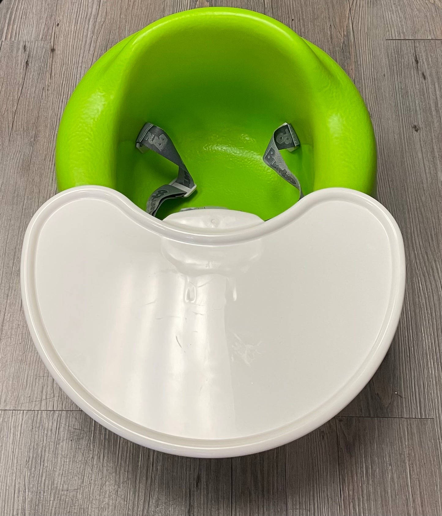 Green Bumbo With Tray, Pre-owned