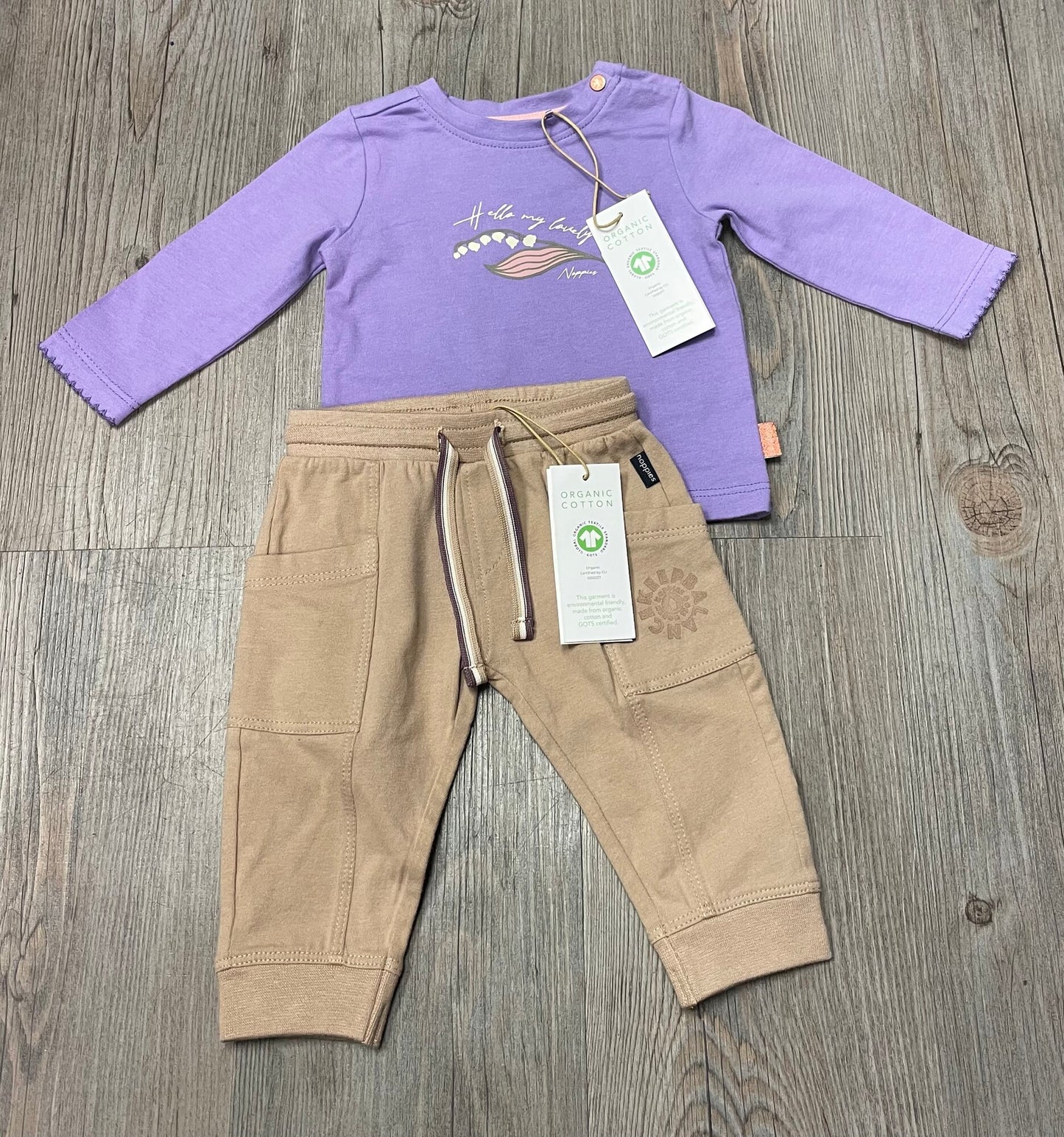 Purple/b Noppies Clothing Set, 1-2M