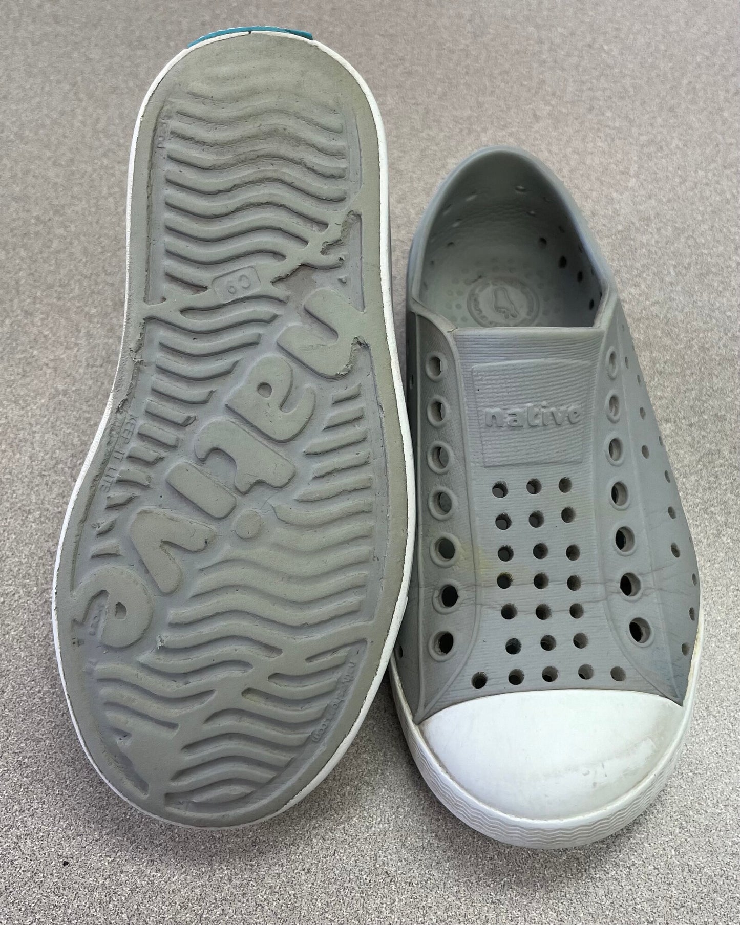 Grey Native Jefferson Sandals, C9