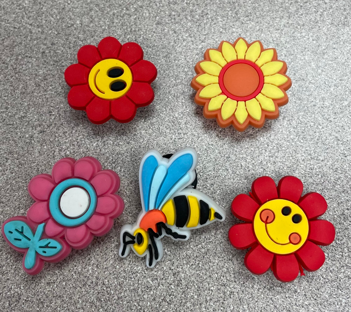 Multi Jibbitz Flowers, None