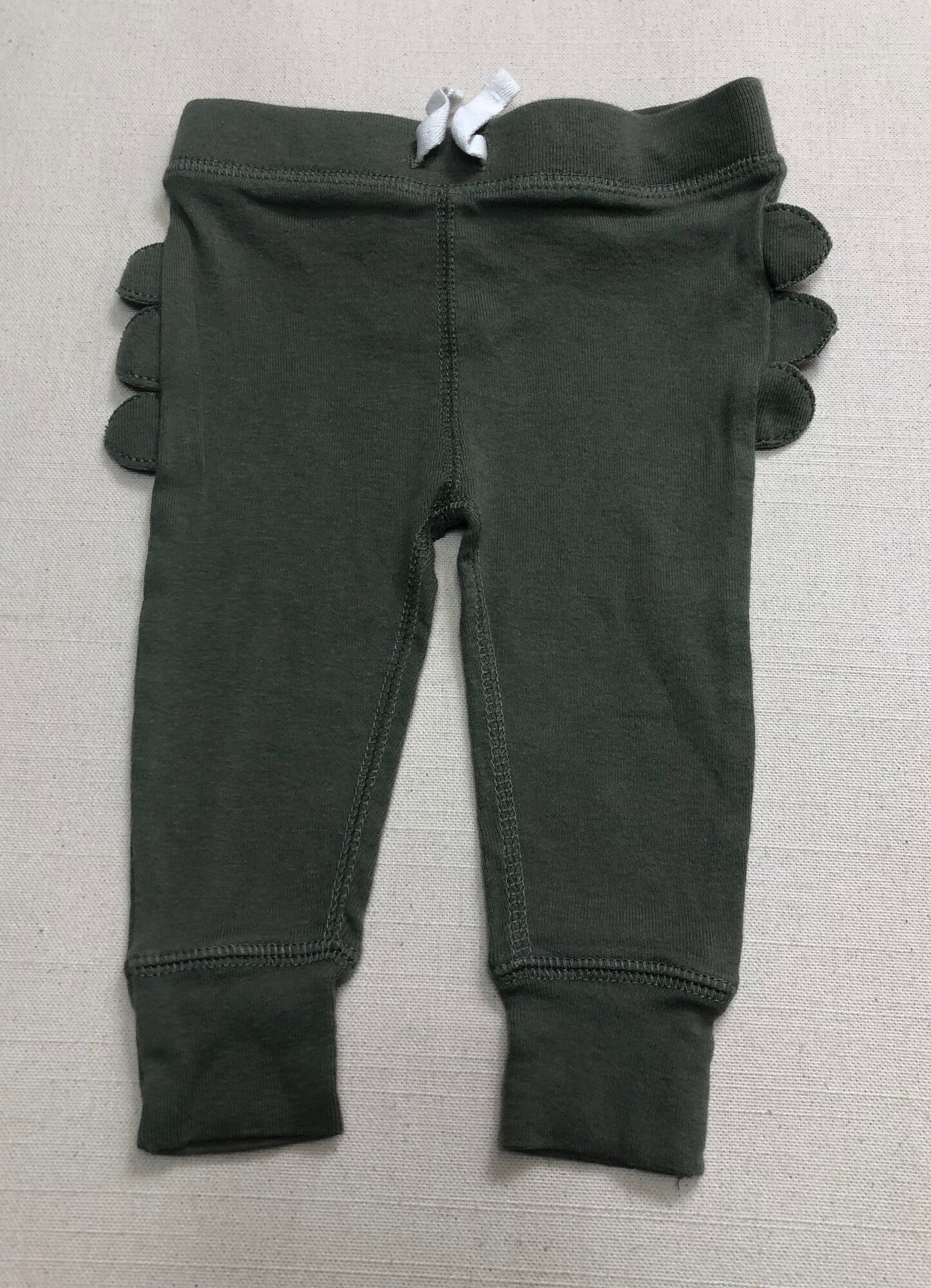 Olive Gerber Pants, 3-6M