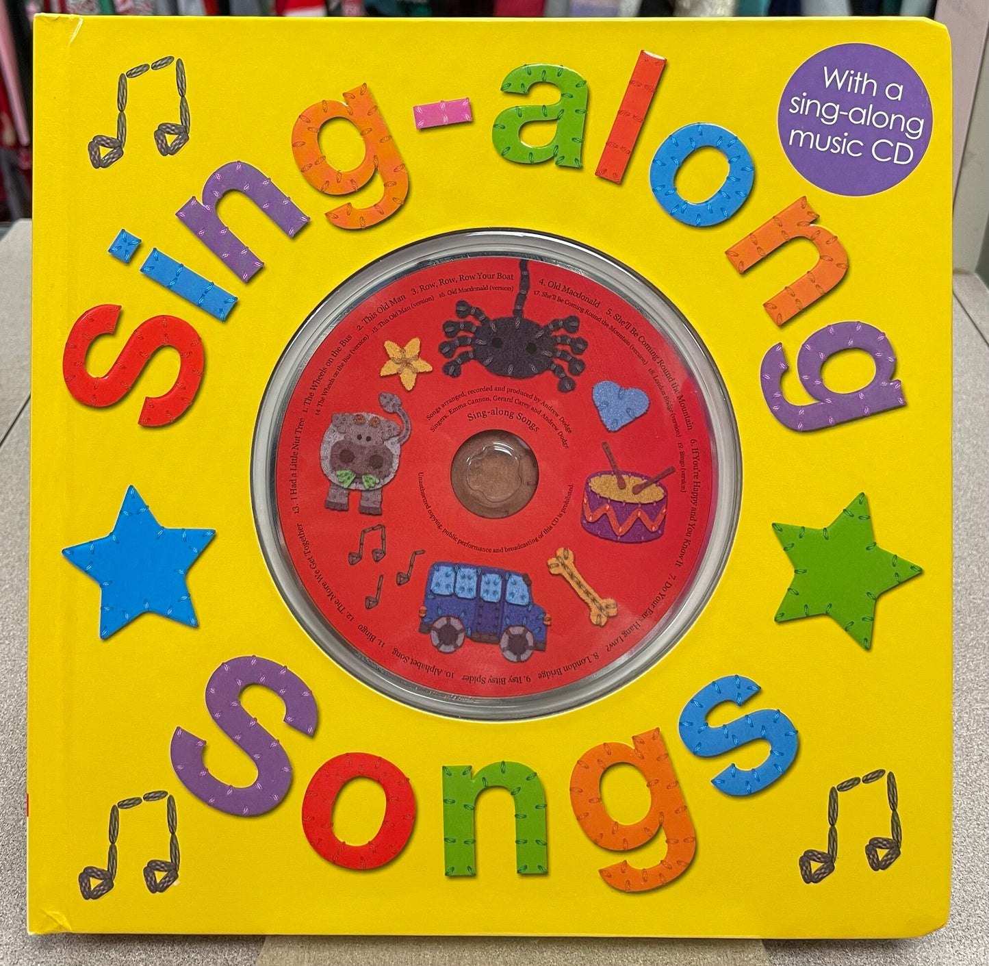 Multi Sing Along Songs, Boardbook