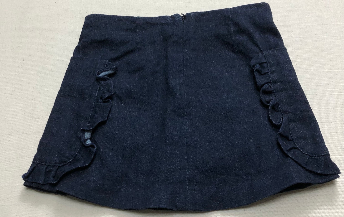 Navy Jacadi Denim Skirt, 5Y