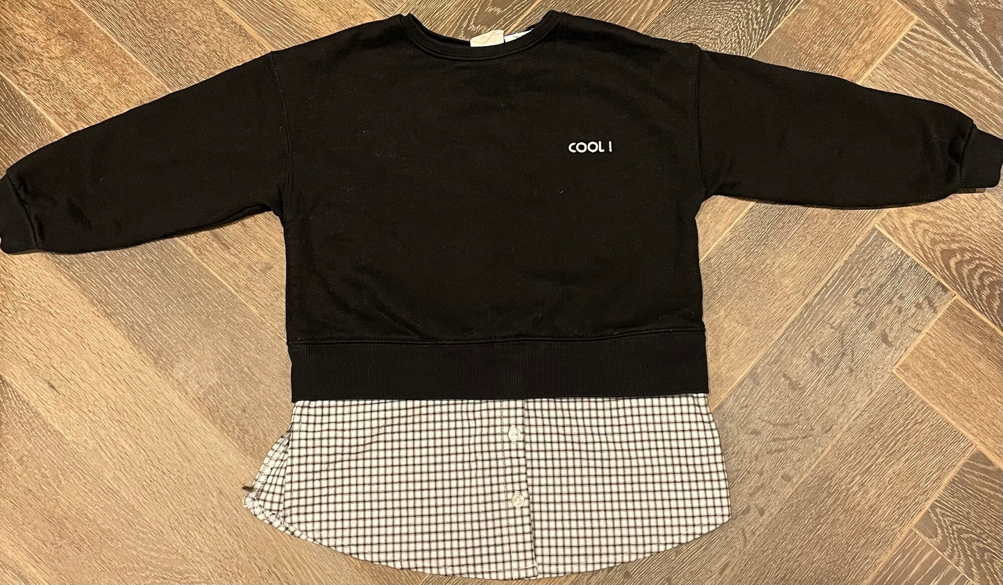 Black Zara Sweatshirt, 5Y