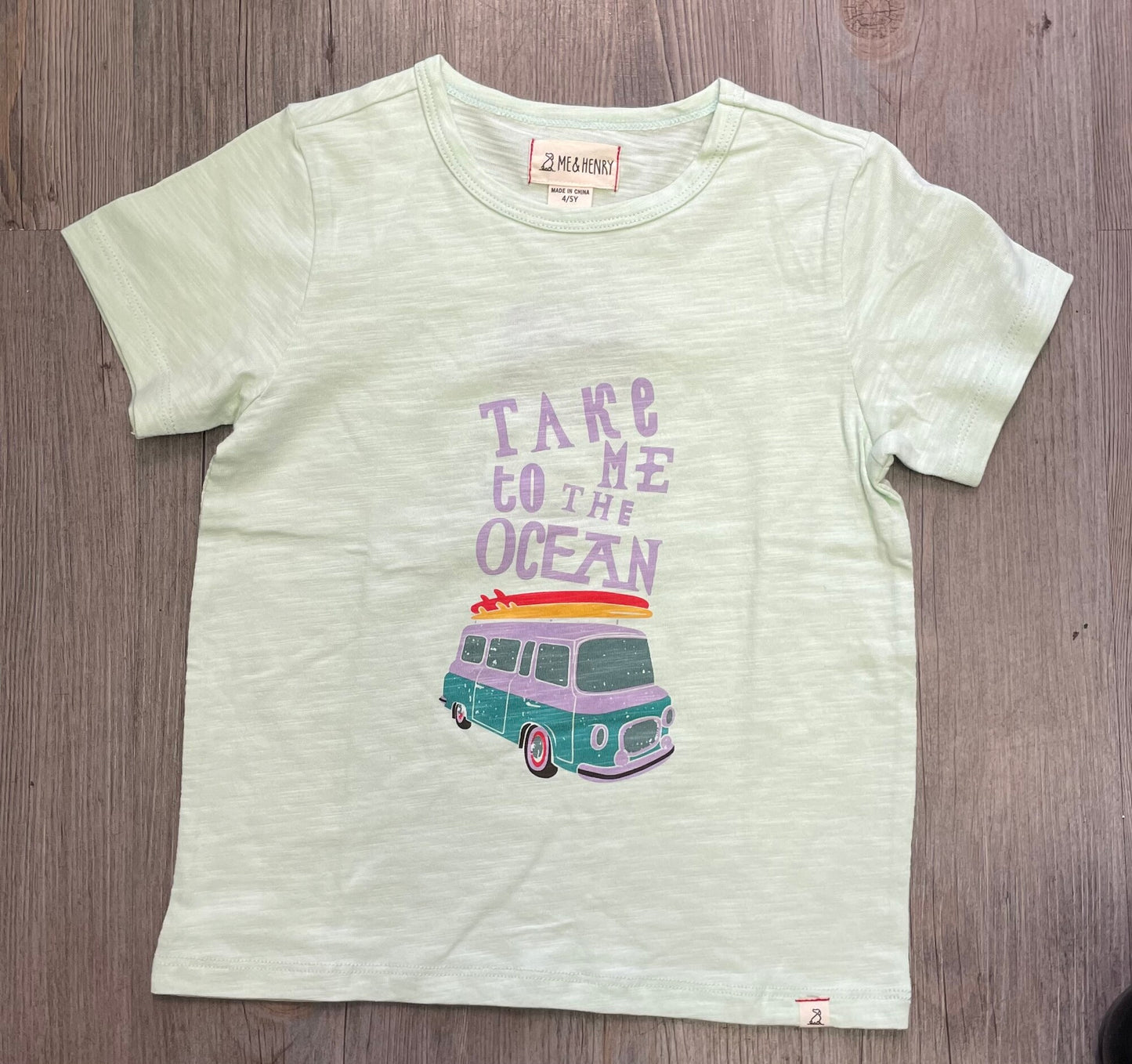 Mint Me & Henry Tee, 4-5Y