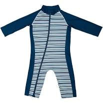 Navy Stonz Sun Suit -Lake Time, 0-6M