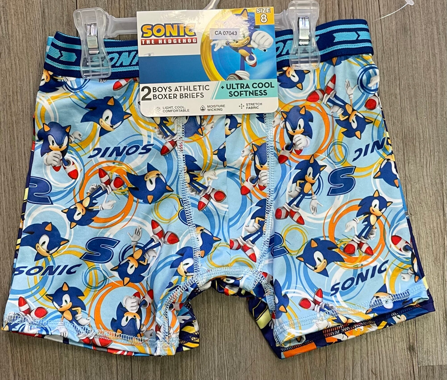 Multi Sonic The Hedgehog Boxer, 8Y