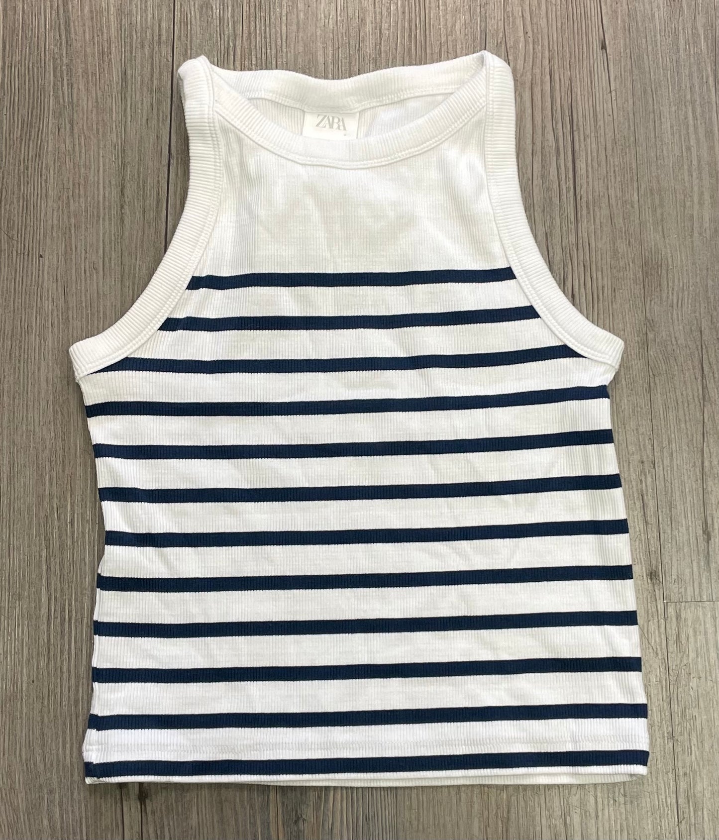 Navy/whi Zara Tank Top, 11-12Y