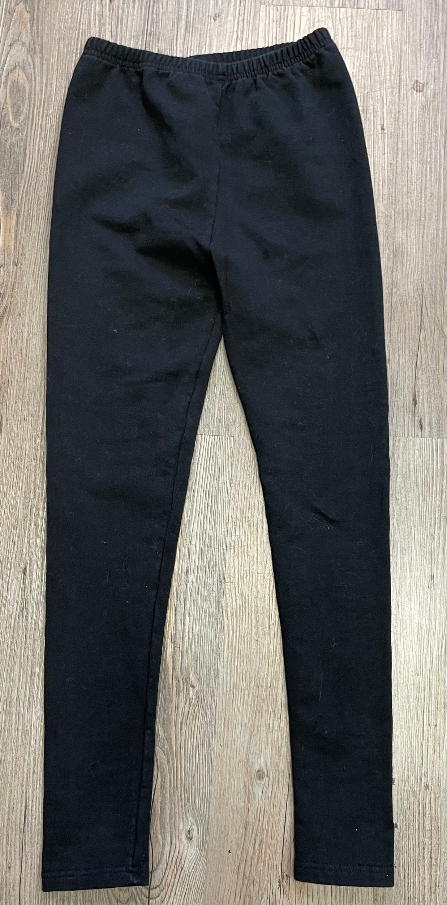 Black Mini Moi Fleecelined Legg, 11-12Y