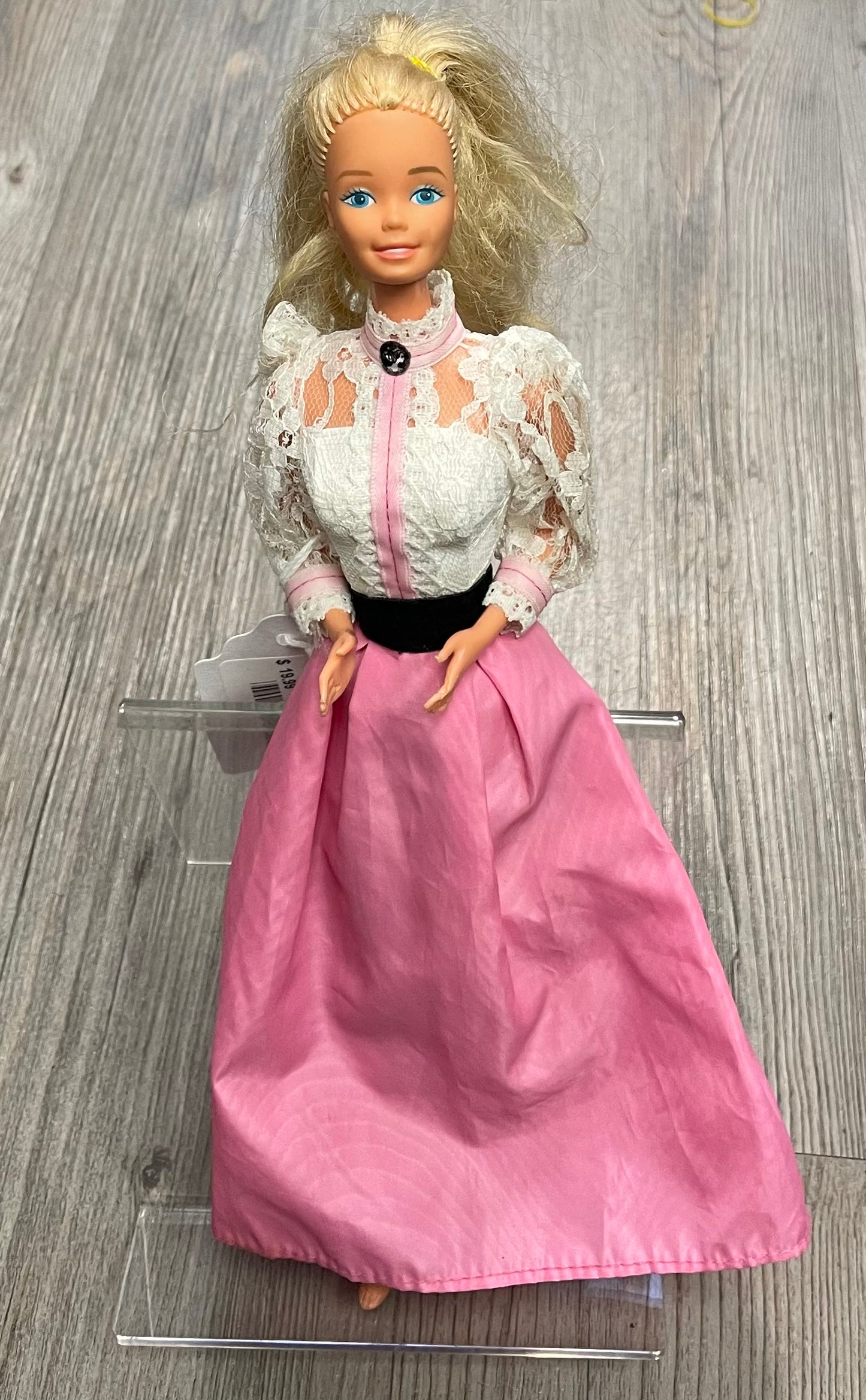 Pink Barbie - Pink/White Dress, None