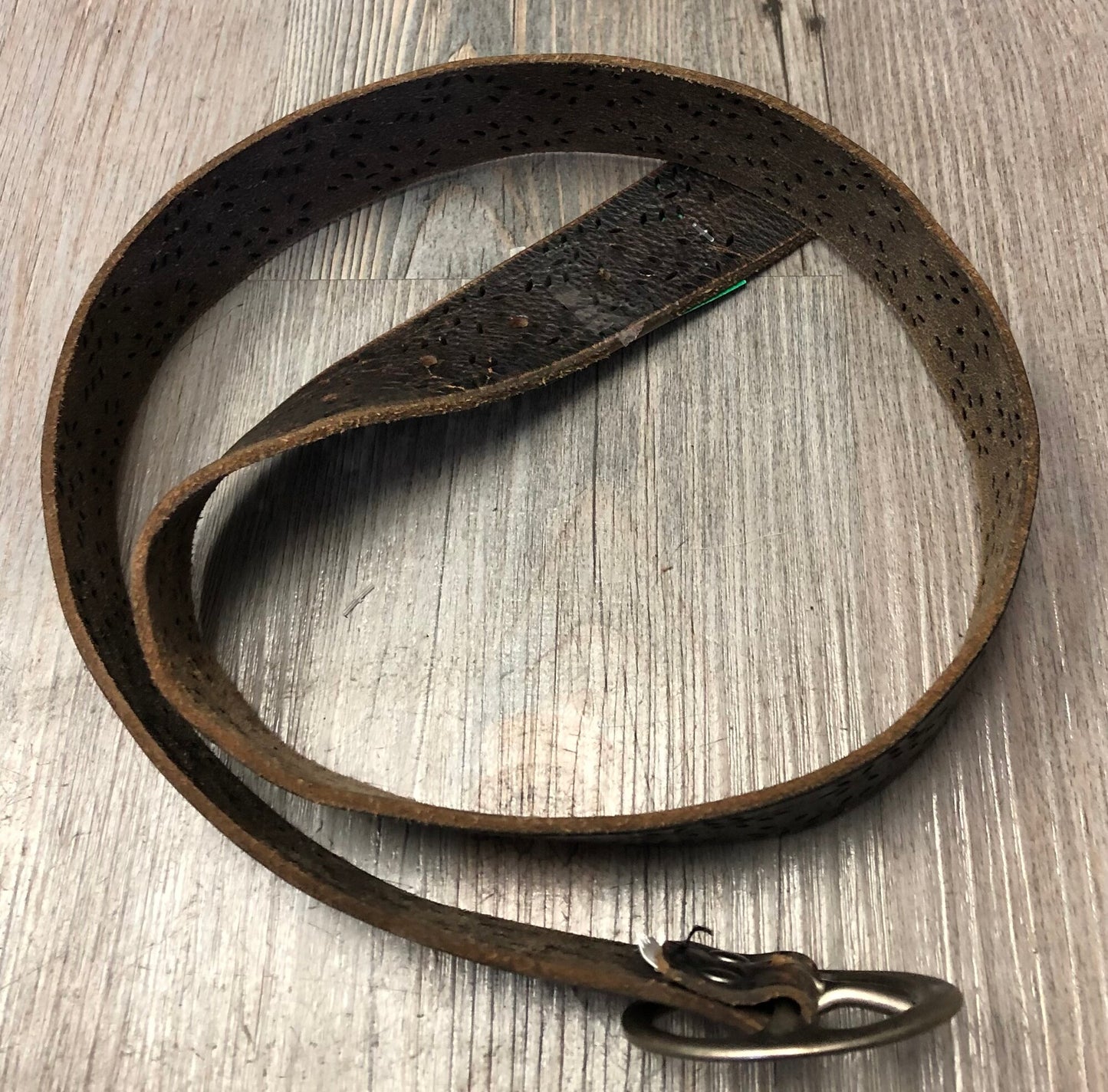 Brown Leather Belt, 36 Inch