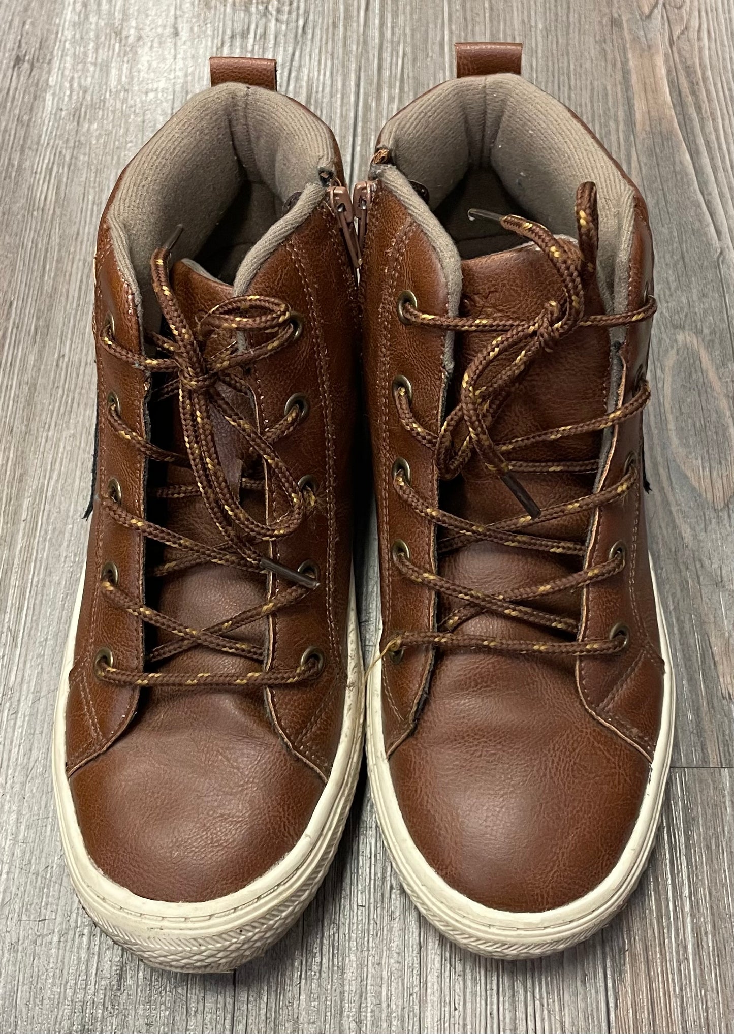 Brown Sprox Hightop Shoes, 3Y