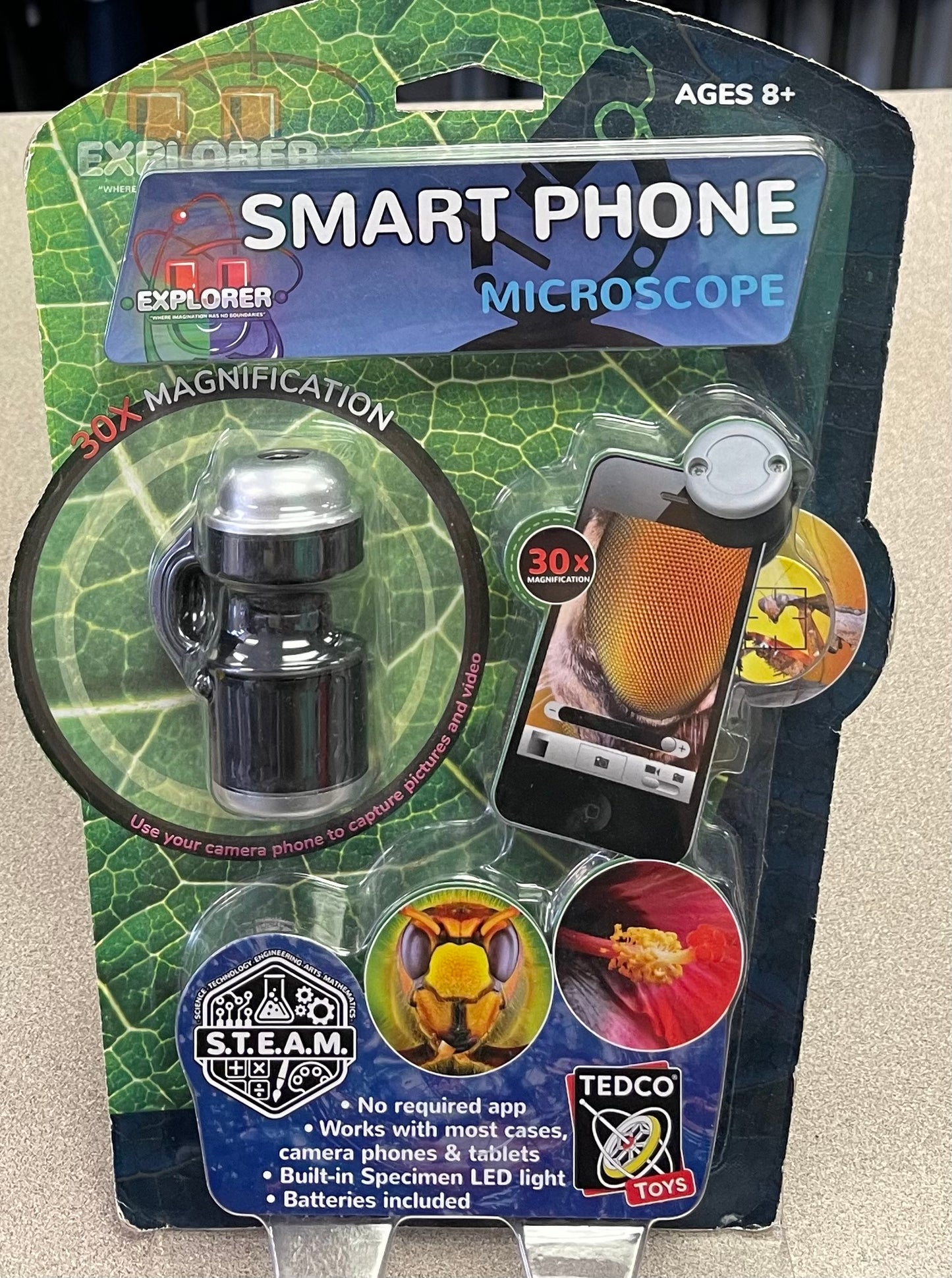 Black Smartphone Microscope, NEW