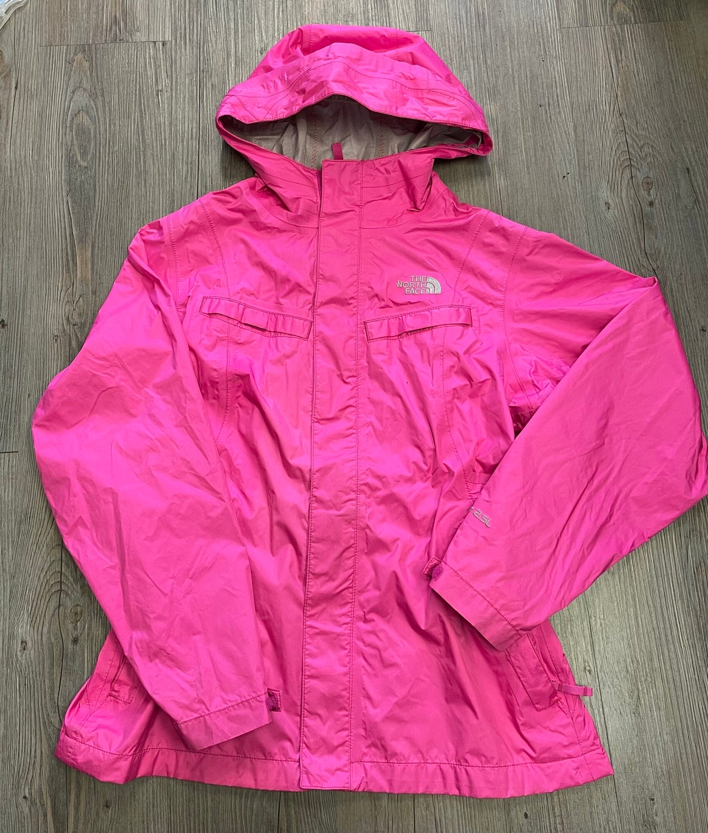 Pink NorthFace Rain Jacket, 14-16Y