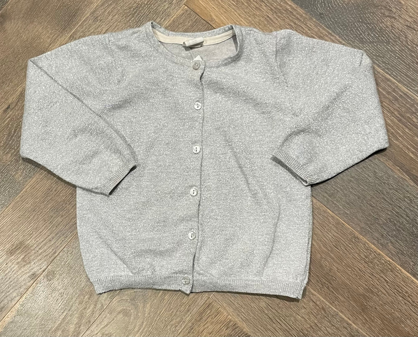 Grey H&M Cardigan, 1-2Y