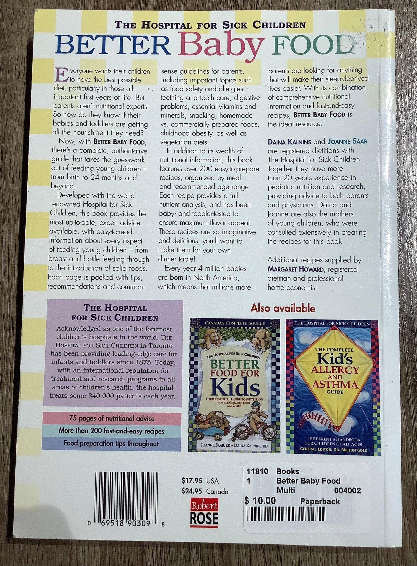 Multi Better Baby Food, Paperback