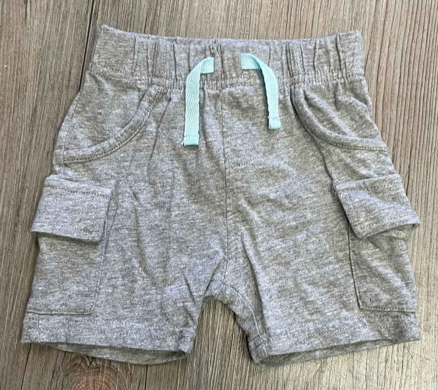 Grey George Shorts, 0-3M
