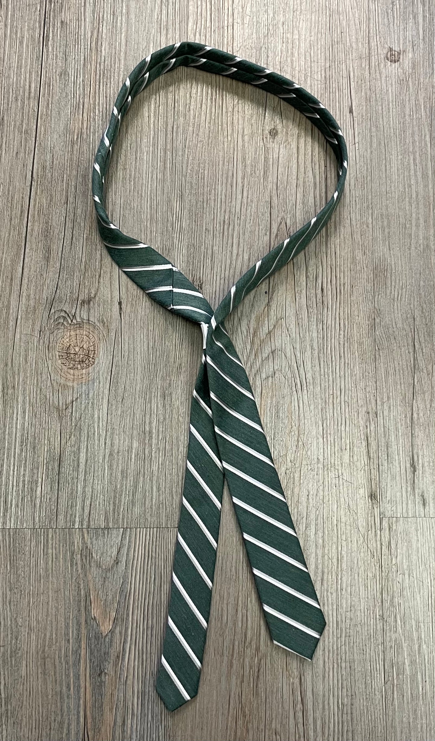 Green Appaman Stripe Tie, Youth