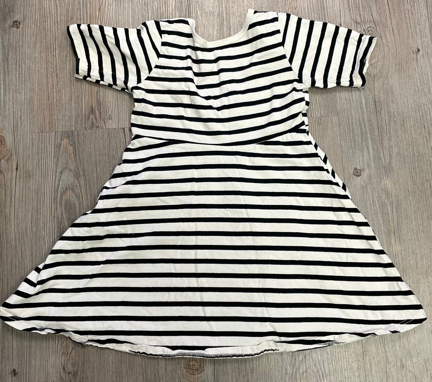 Blk/whit Mini Mioche Dress, 3-4Y