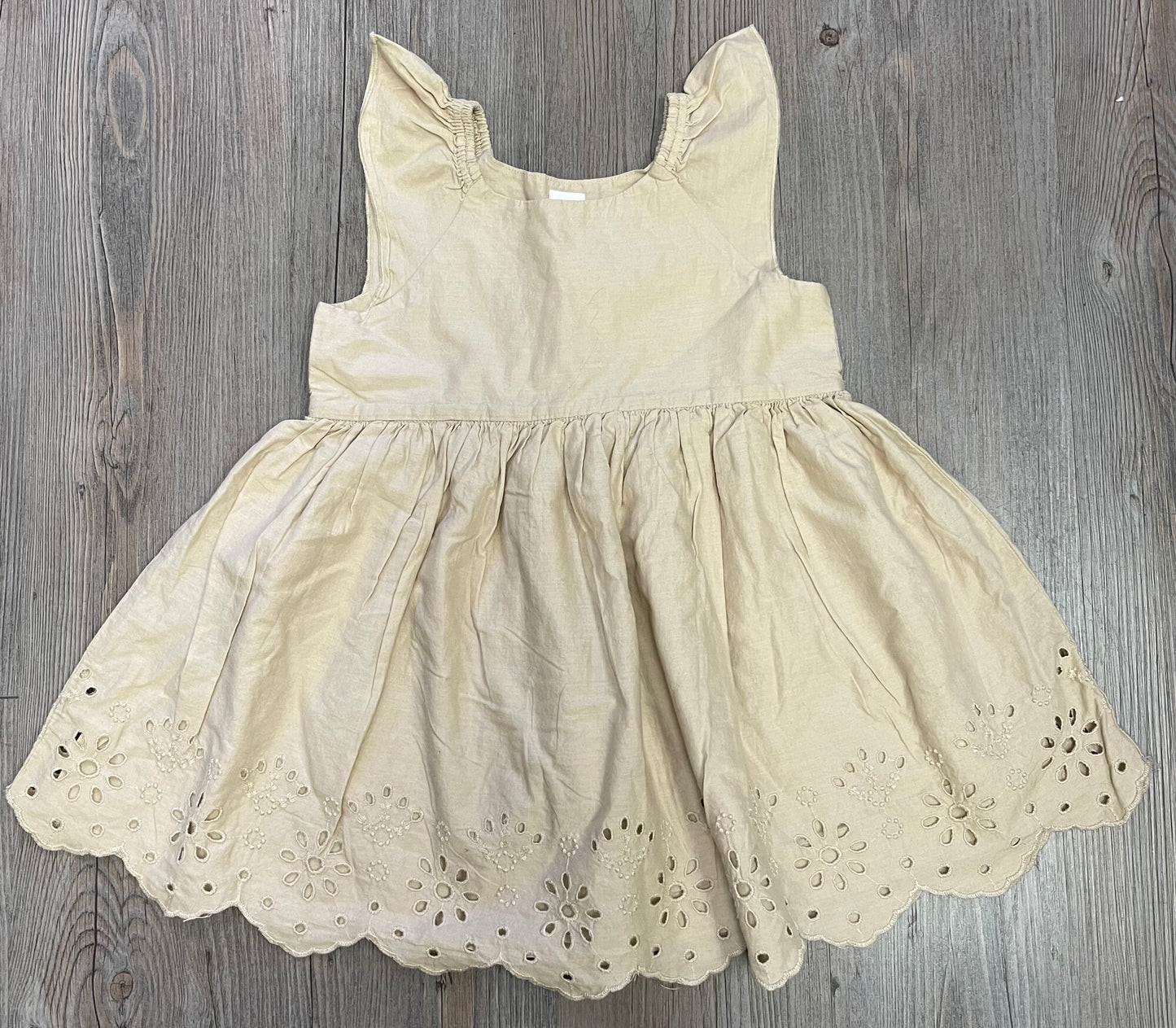 Beige Gap Lined Dress, 3Y