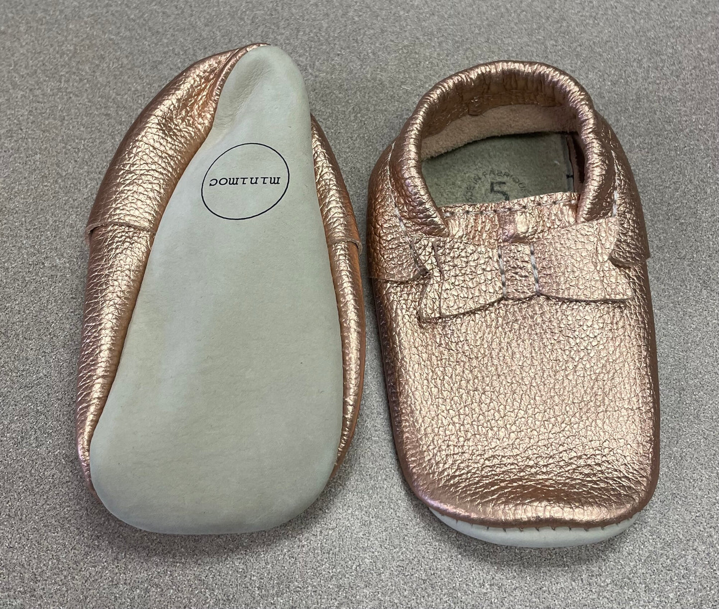 Rosegold Minimoc Moccassin, 5T
