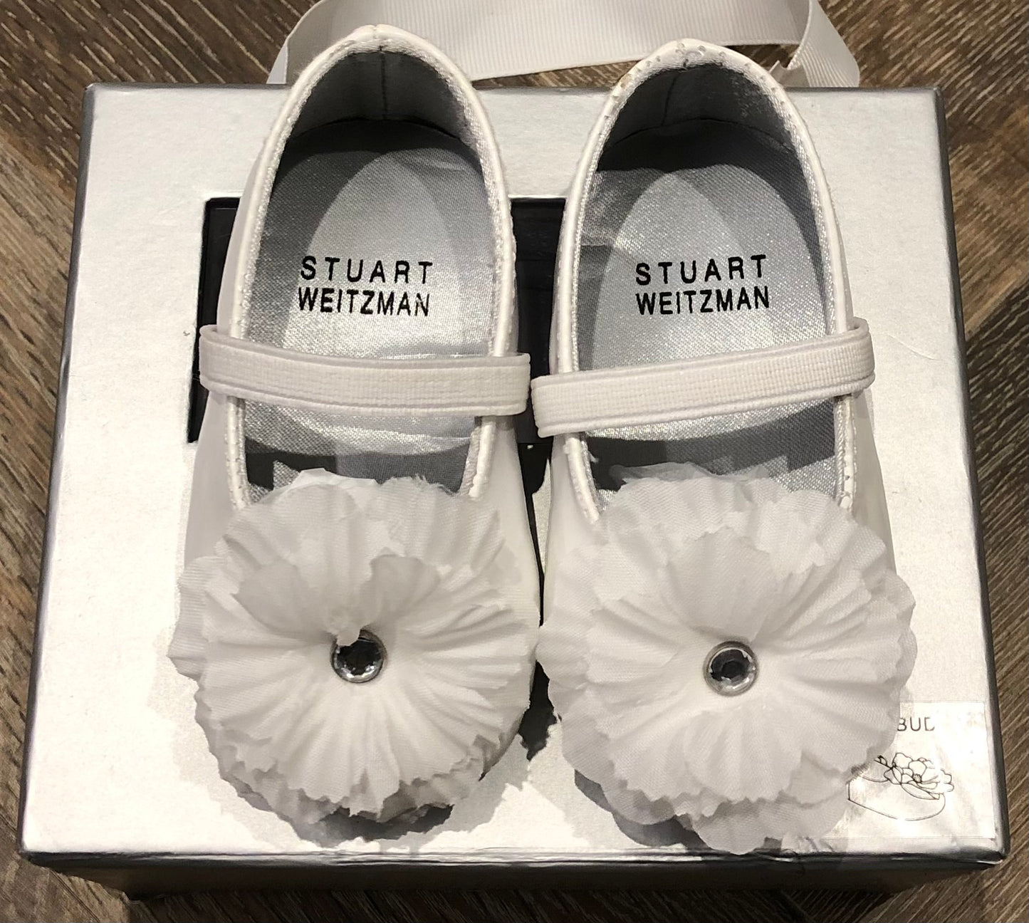 White Stuart Weitzman Shoes, 3-6M