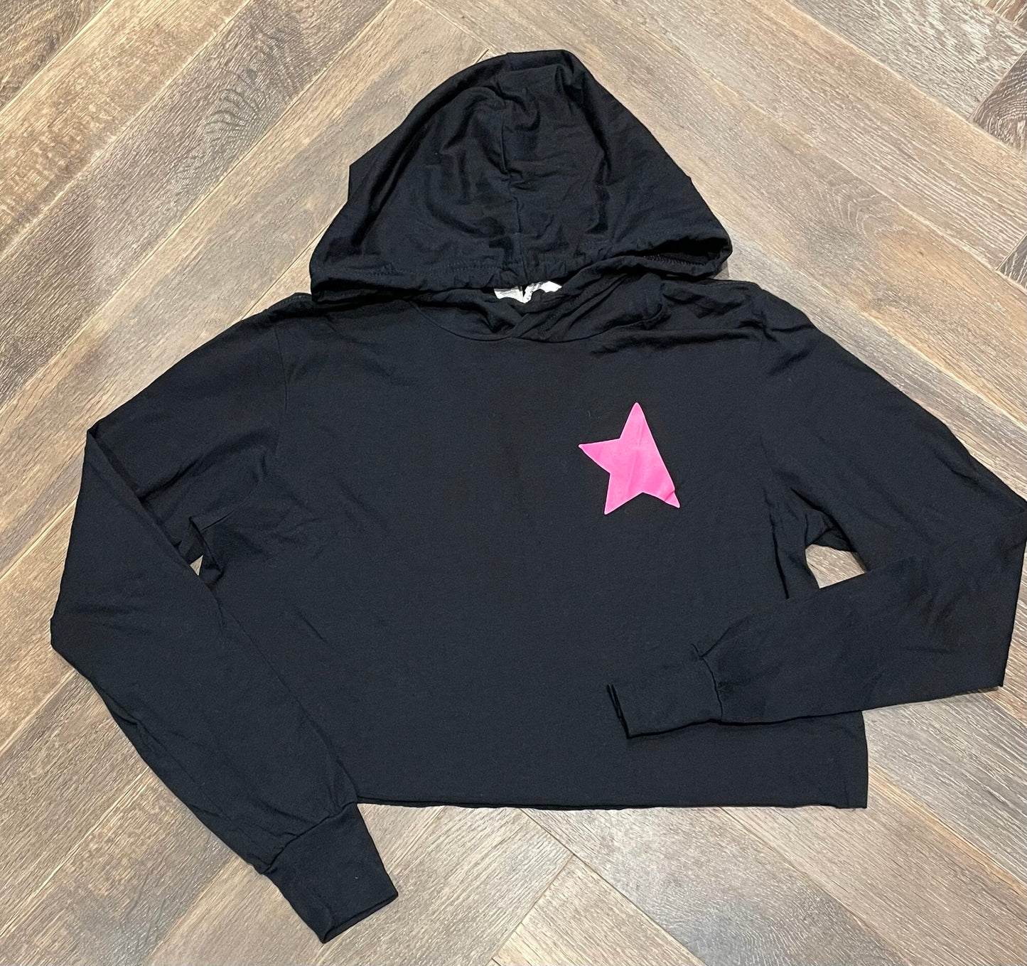 Black Bella + Canvas Hoodie, 10Y+