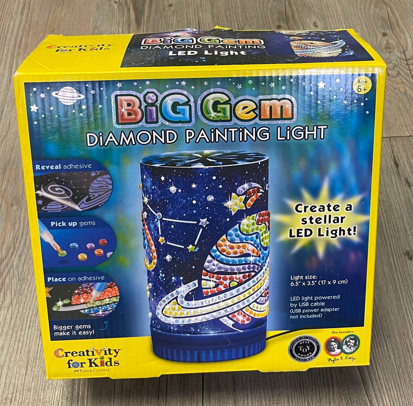 Multi Big Gem Diamond Painting, 6Y+