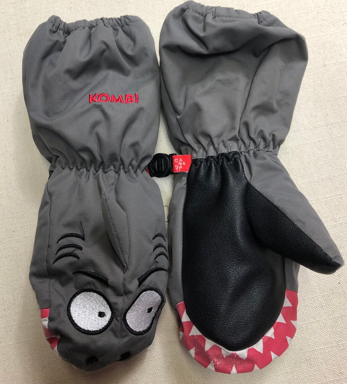 Grey Kombi Mitts, 4-5Y