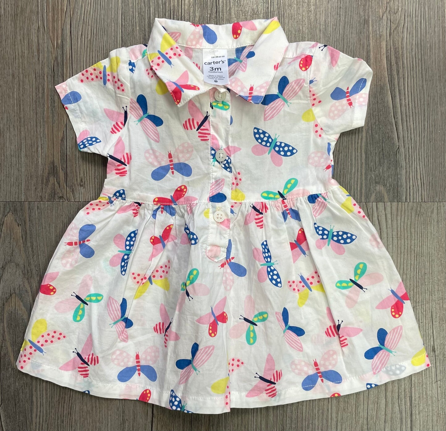 Multi Carters Dress, 3M