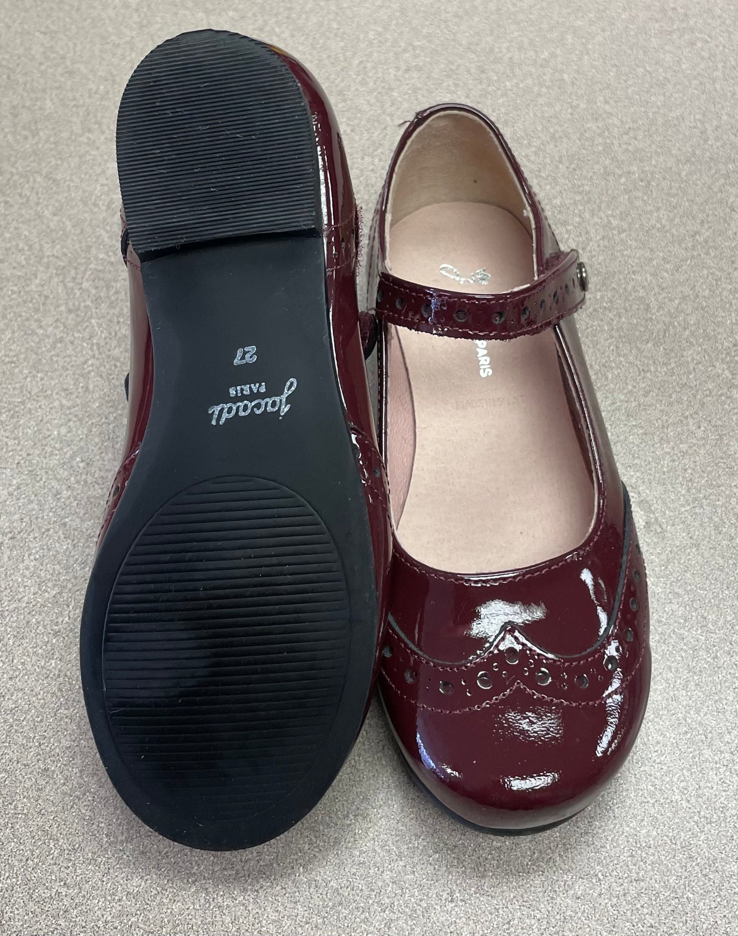 Maroon Jacadi Mary Jane, 9.5T
