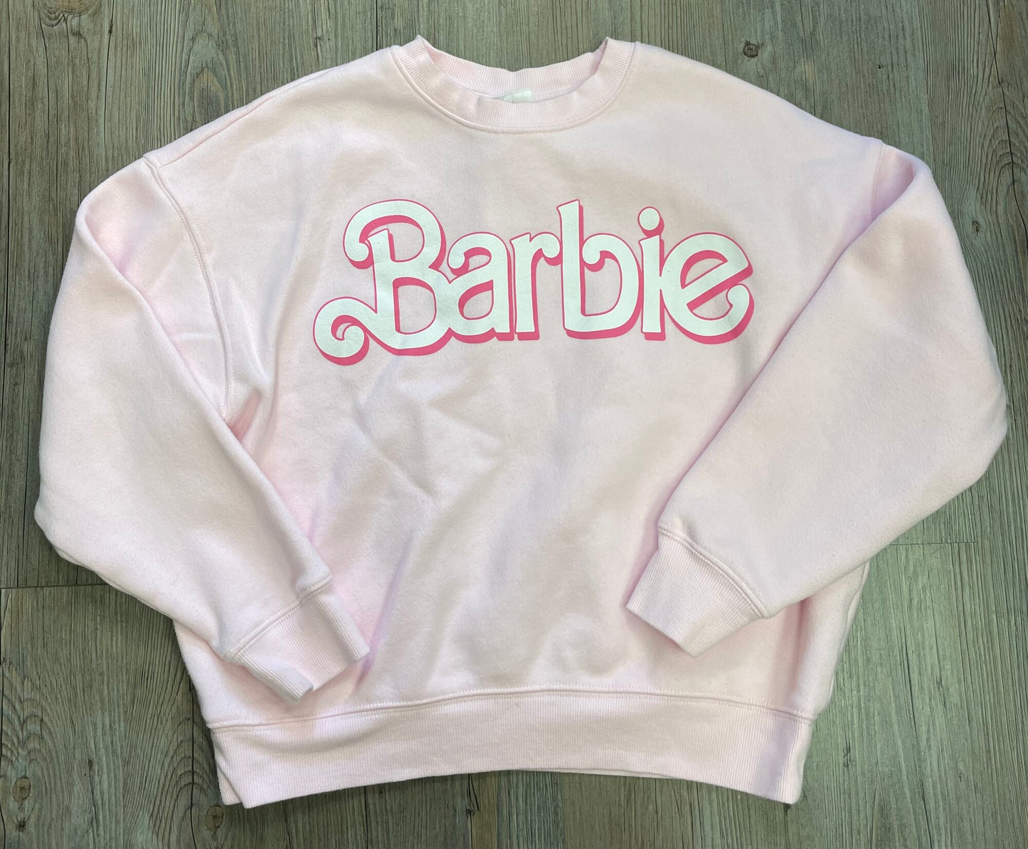 Pink Barbie Sweatshirt, 10-12Y