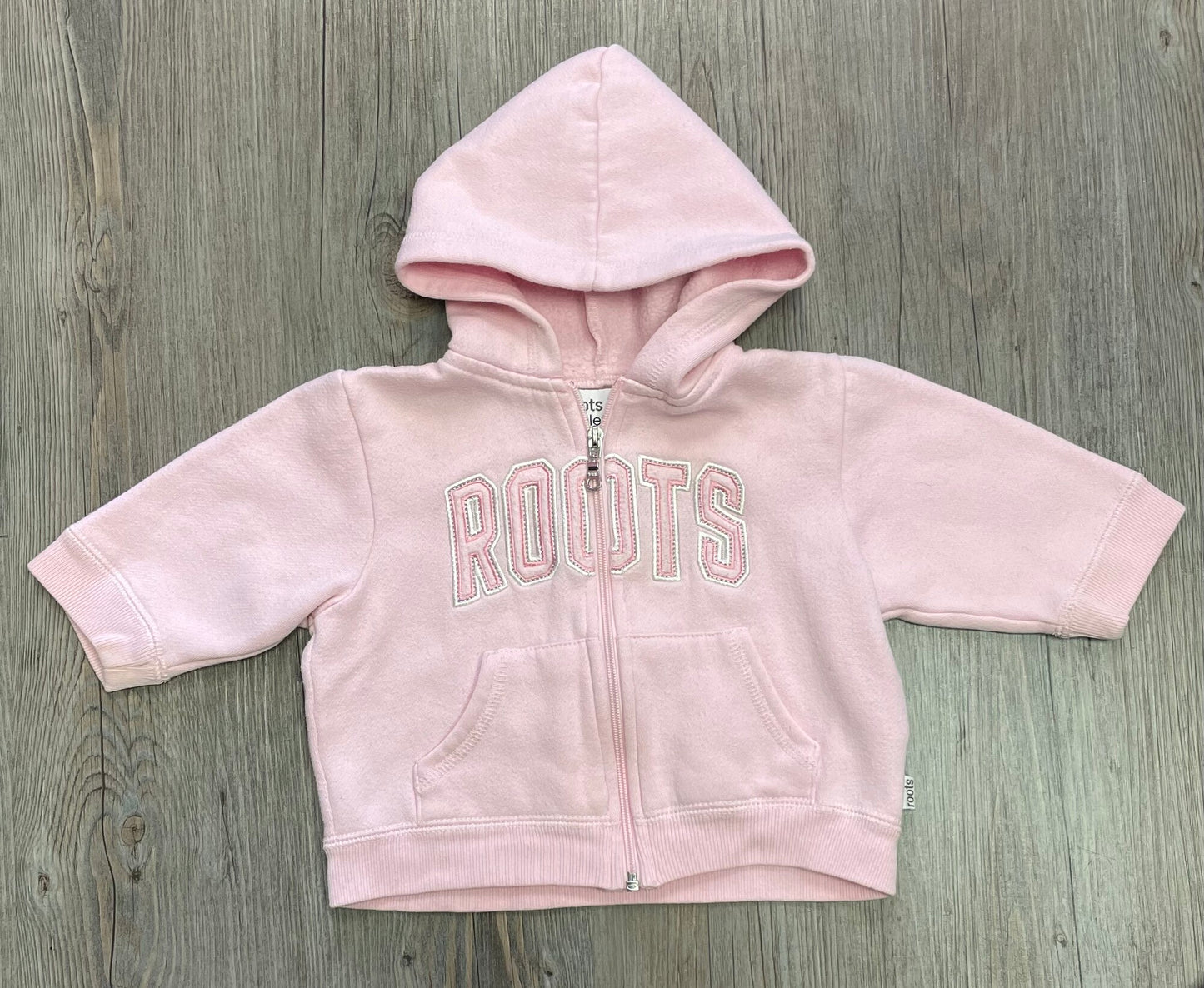 Pink Roots 73 Zip Hoodie, 6-12M