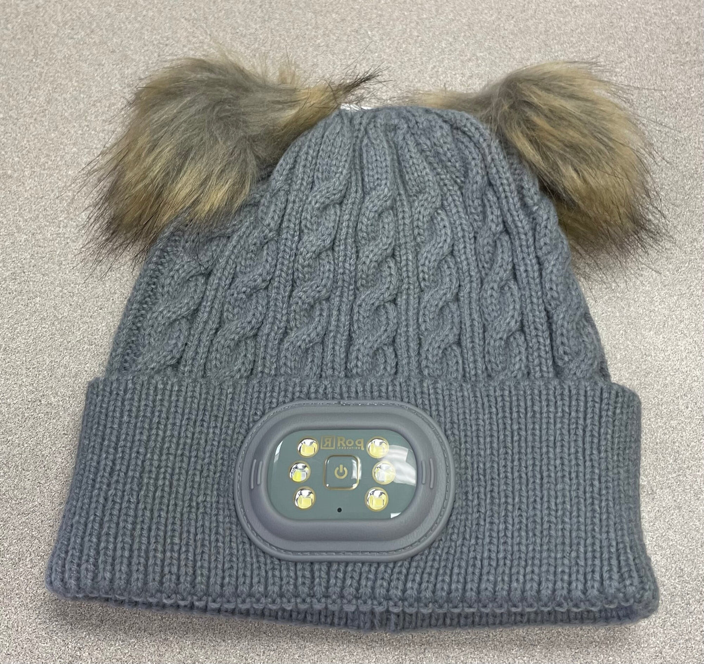 Grey Head Lightz Kids Pom Pom, NEW