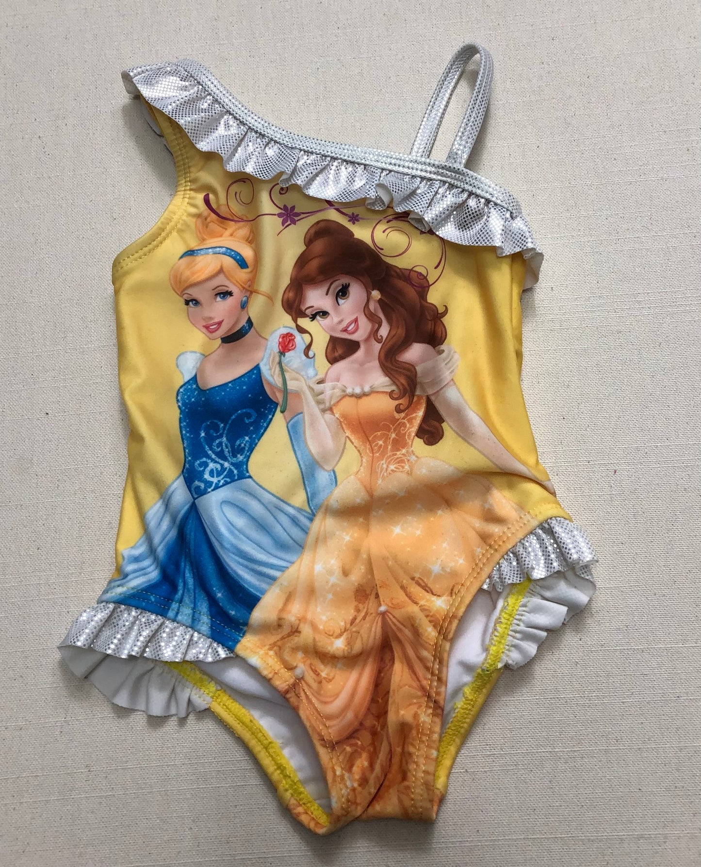 Yellow Disney Bathingsuit, 6-12M