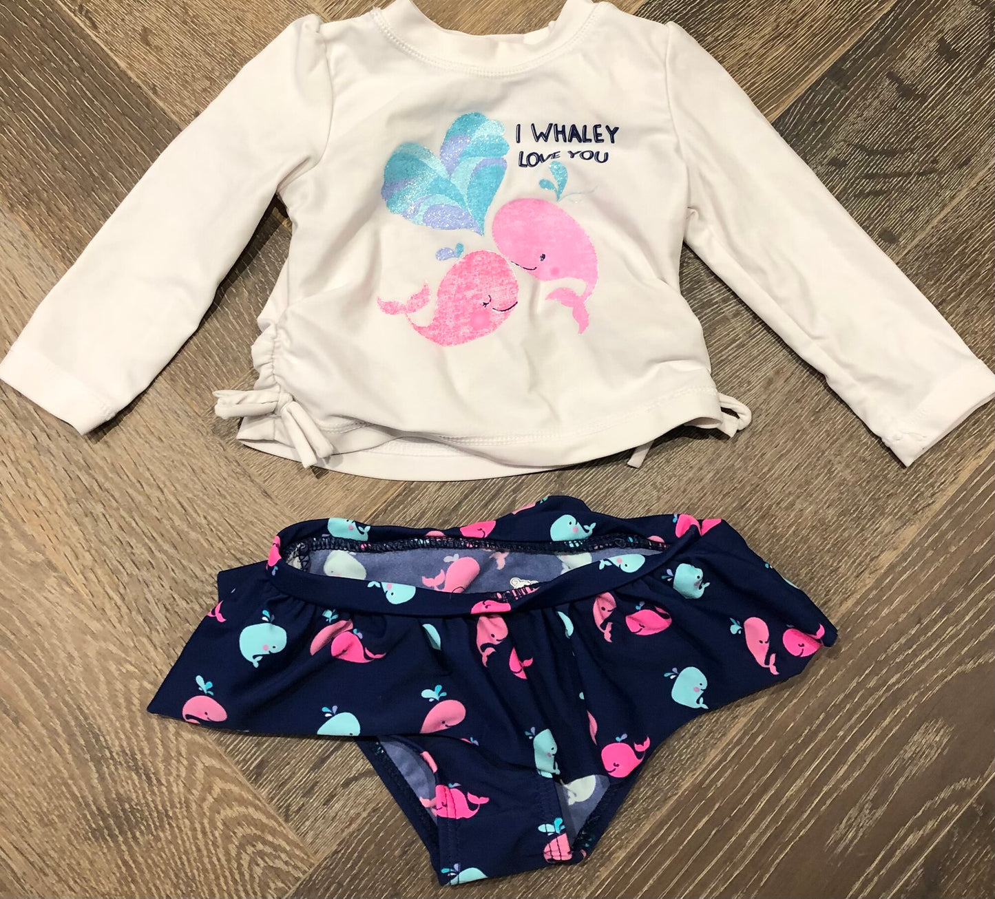 Multi Koala Bathing Suit 2pc, 3-6M