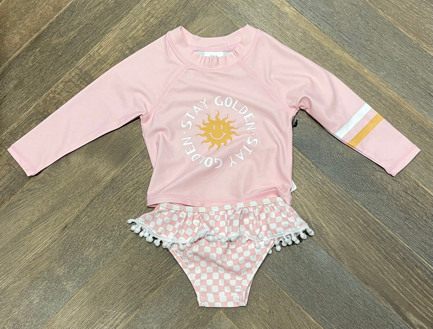 Pink F4A Fun In The Sun Bikini, 18-24M
