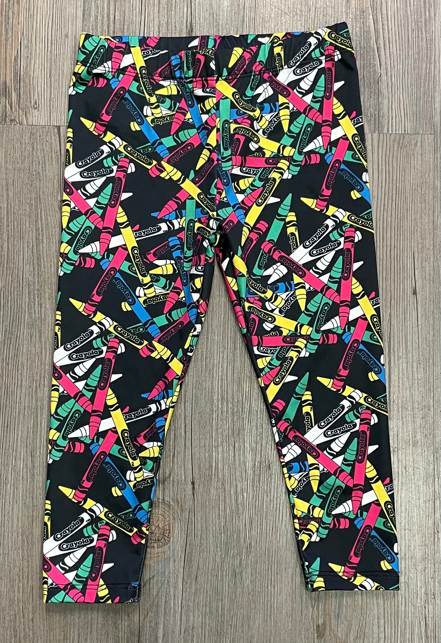Multi Crayola Legging, 3Y