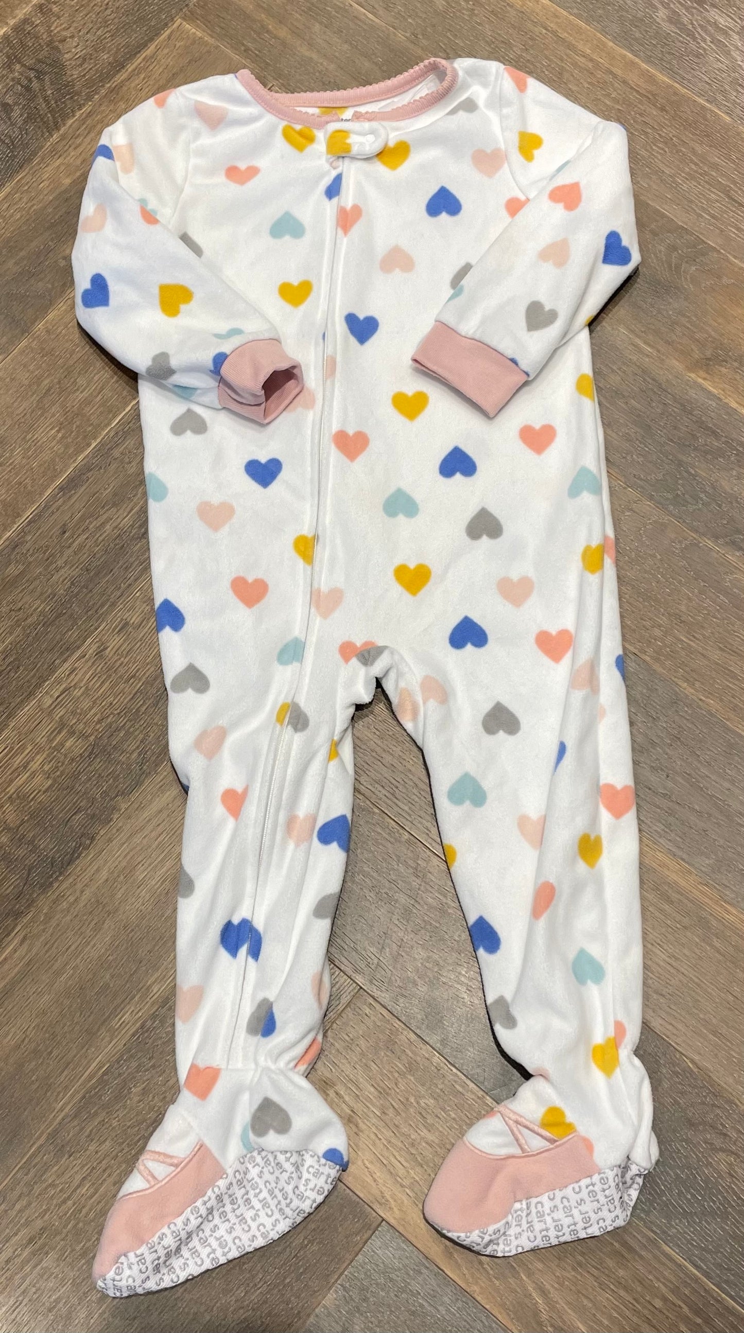 Multi Carters Pj Onesie, 2Y