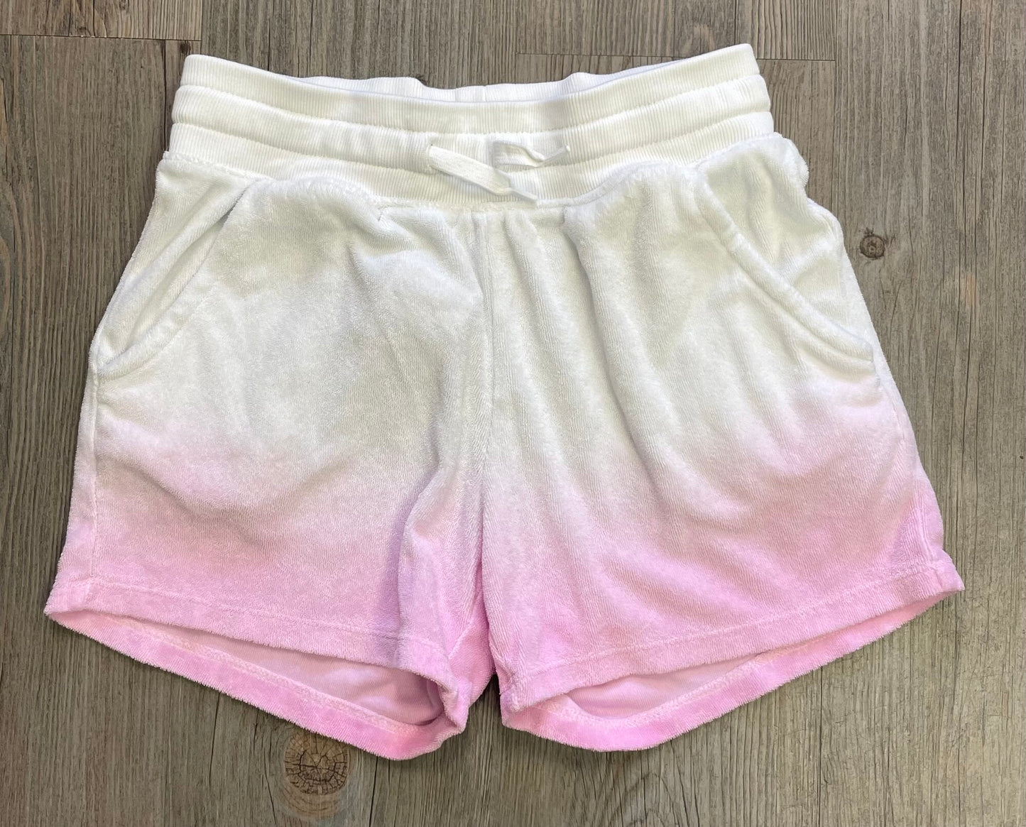 White Gap Terry Shorts, 8Y