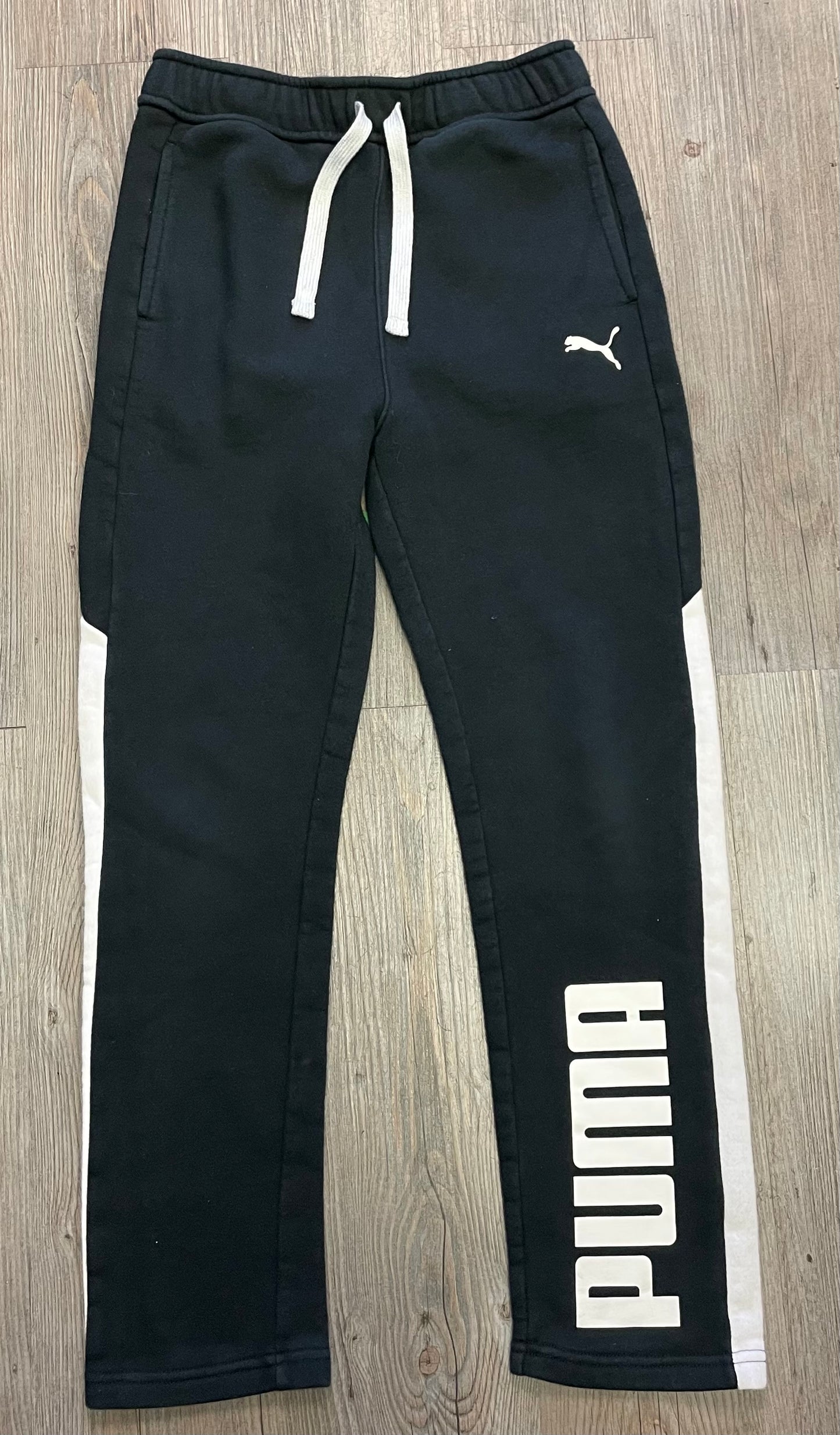 Black Puma Sweatpants, 10-12Y