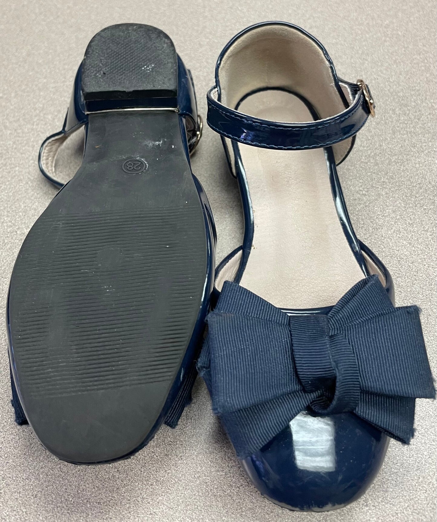 Navy Dress Up Shoes, 10T