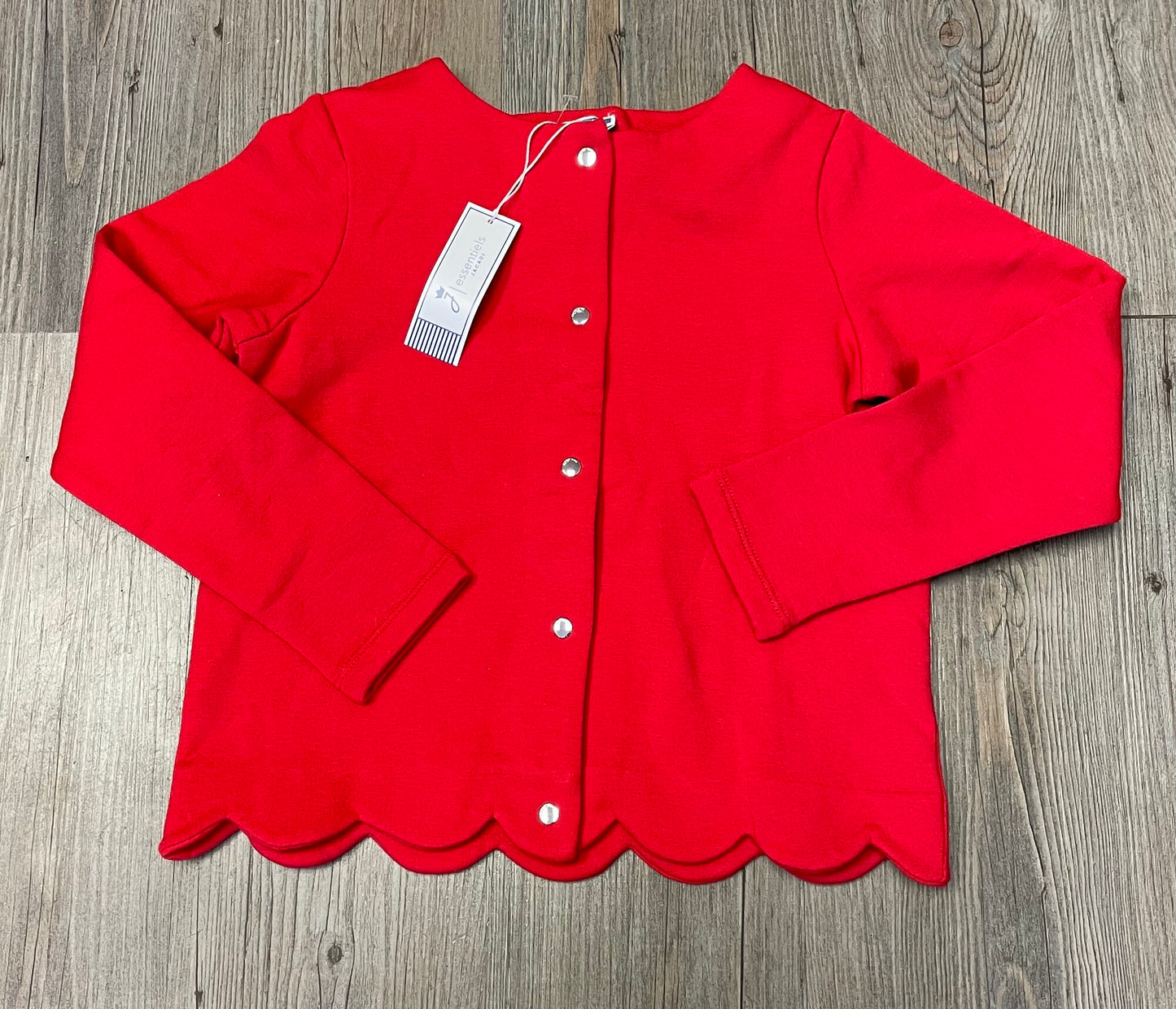Red Jacadi Cardigan, 6Y
