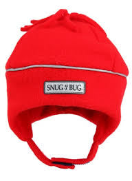 Red Cozy Fleece Winter Hat, 4-8Y