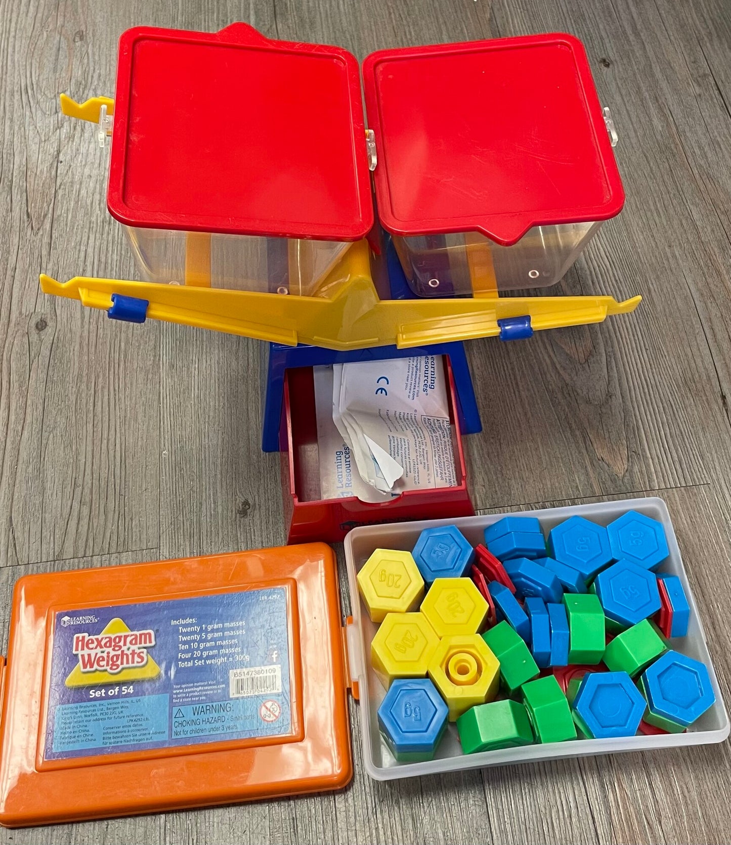 Multi LR Hexagram Weights, Pre-owned