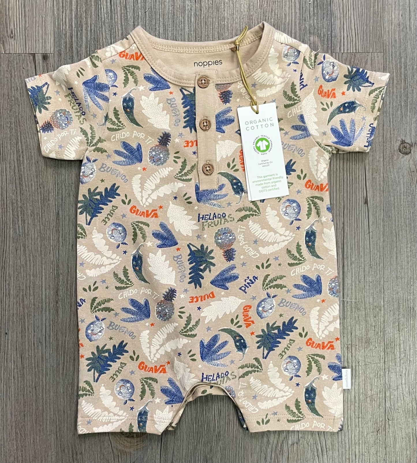 Softsand Noppies Onesie, 1-2M