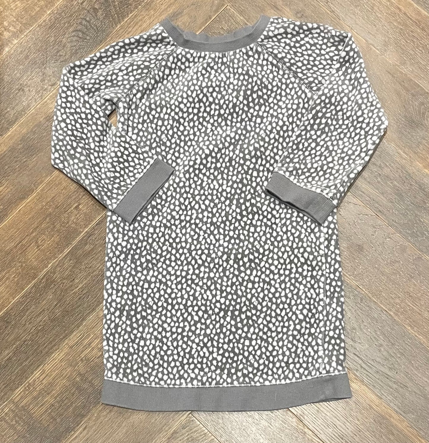 Grey Gap LS Dress, 5Y