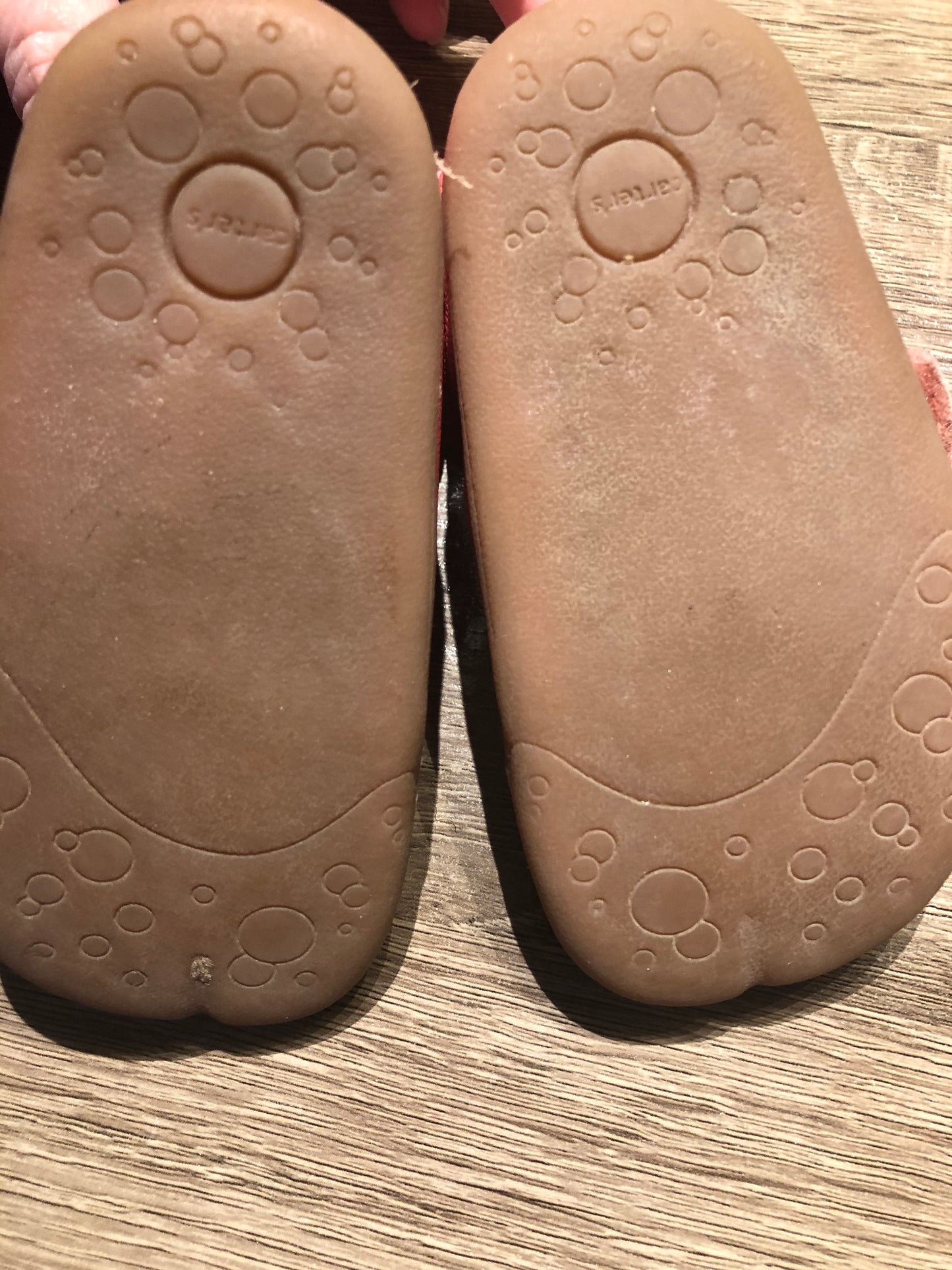 Pink Carters Velcro Strap, 3T